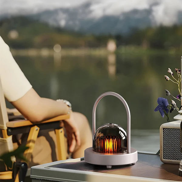 🏕️ White Noise Ambient Camping Lamp – Rechargeable Multifunction LED Light