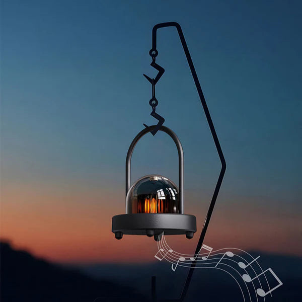 🏕️ White Noise Ambient Camping Lamp – Rechargeable Multifunction LED Light