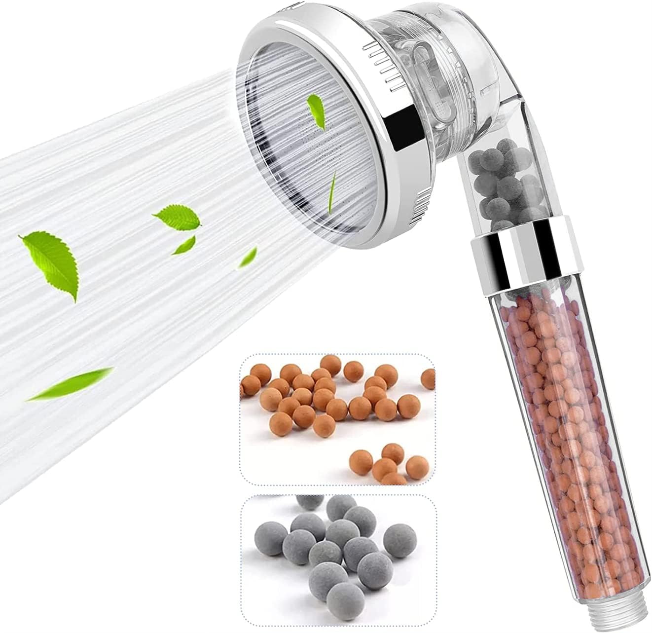 High Pressure Water-Saving Shower Head – Universal Easy-Install Handheld Shower with Micro-Hole Technology & 1.5m Hose