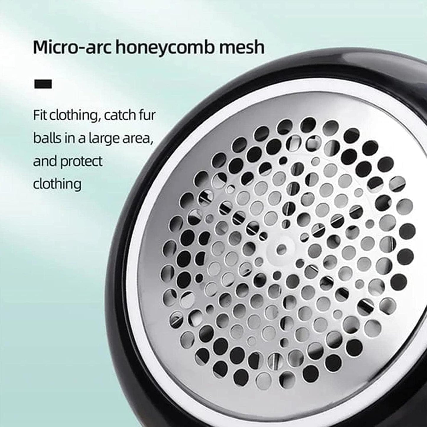 Electric Fabric Shaver Rechargeable – 6 Blade Lint Remover for Clothes, Sweaters & Sofa | Powerful Fuzz Remover with USB Charging & Large Container
