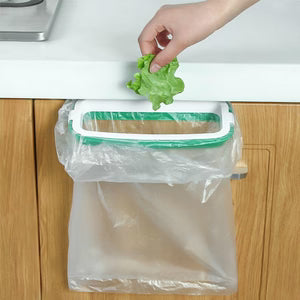Towel & Trash Bag Holder – 2-in-1 Kitchen Cabinet Organizer